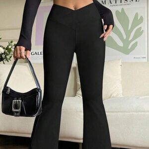 Black Flared Women's Pants
